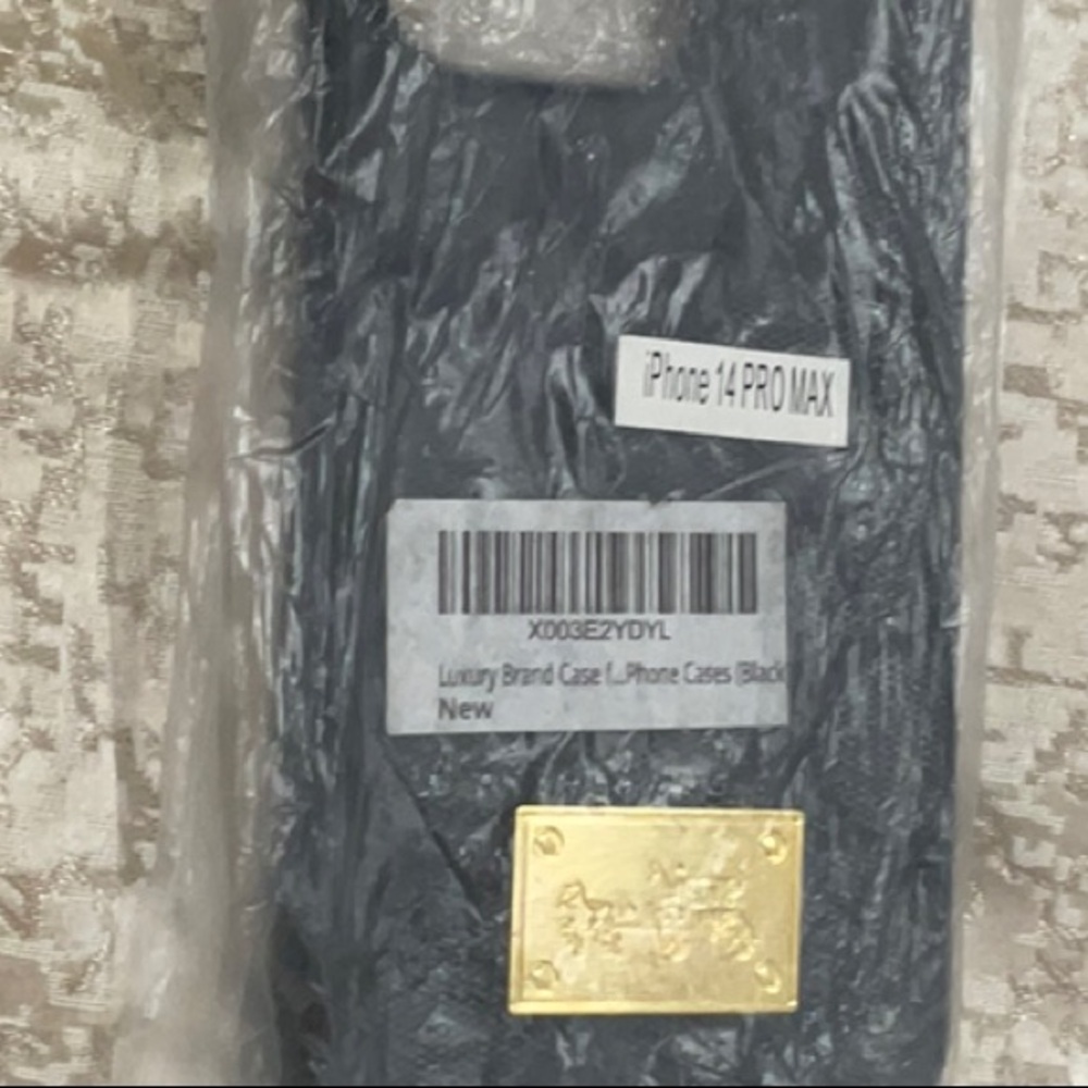 Coach Signature Black and Gold Phone Case - Picture 5 of 5
